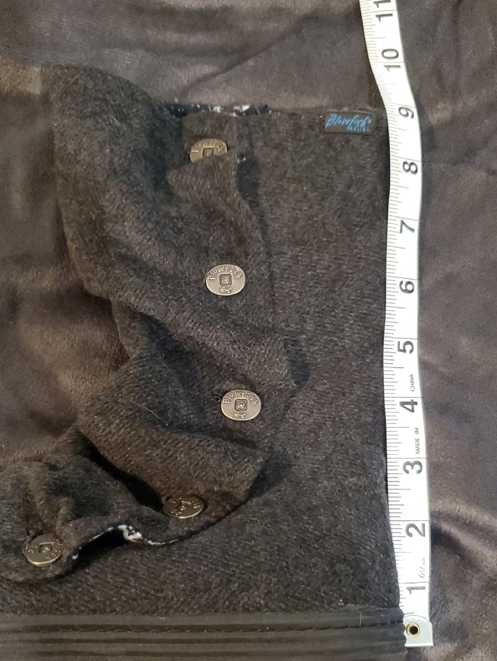 Blowfish Black Rammish Soft Herringbone Flannel Boots Size 6 - Picture 6 of 6